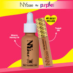 Buy NY Bae Flawless Glow Duo (3) | 3IN1 Serum Foundation - Warm Honey 14 | HD Spotless Concealer - Toast 09 | Evens Skin Tone | Full Coverage | Makeup Kit Combo of 2 - Purplle