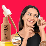 Buy NY Bae Flawless Glow Duo (3) | 3IN1 Serum Foundation - Warm Honey 14 | HD Spotless Concealer - Toast 09 | Evens Skin Tone | Full Coverage | Makeup Kit Combo of 2 - Purplle