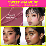 Buy NY Bae Dewy Creme Blush - Sweet Mauve 02 (5.5 ml) | Liquid Blush | Dewy & Bold Finish | Natural Glow | Lightweight Formula | Buildable Pigment | Everyday Makeup | Hydrating Blush | Silky & Weightless | Long-Lasting Wear - Purplle