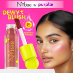 Buy NY Bae Dewy Creme Blush – Rustic Red 03 (5.5 ml) | Liquid Blush | Dewy & Bold Finish | Natural Glow | Lightweight Formula | Buildable Pigment | Everyday Makeup | Hydrating Blush | Silky & Weightless | Long-Lasting Wear - Purplle