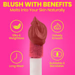 Buy NY Bae Dewy Creme Blush – Rustic Red 03 (5.5 ml) | Liquid Blush | Dewy & Bold Finish | Natural Glow | Lightweight Formula | Buildable Pigment | Everyday Makeup | Hydrating Blush | Silky & Weightless | Long-Lasting Wear - Purplle