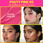 Buy NY Bae Dewy Creme Blush – Pouty Pink 05 (5.5 ml) | Liquid Blush | Dewy & Bold Finish | Natural Glow | Lightweight Formula | Buildable Pigment | Everyday Makeup | Hydrating Blush | Silky & Weightless | Long-Lasting Wear - Purplle