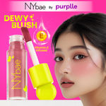 Buy NY Bae Dewy Creme Blush - Sunkissed Pink 01 (5.5 ml) | Liquid Blush | Dewy & Bold Finish | Natural Glow | Lightweight Formula | Buildable Pigment | Everyday Makeup | Hydrating Blush | Silky & Weightless | Long-Lasting Wear - Purplle
