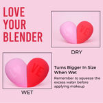 Buy Insight Cosmetics Love Beauty Blender 1 pc - Purplle