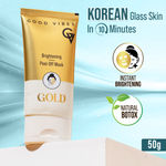 Buy Good Vibes New & Improved Gold Brightening Peel Off Mask with Instant Brightening Instant Firming and Natural Botox Effect (50 gm) - Purplle