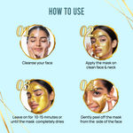 Buy Good Vibes New & Improved Gold Brightening Peel Off Mask with Instant Brightening Instant Firming and Natural Botox Effect (50 gm) - Purplle