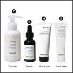 Buy Minimalist Winter CSMS Combo (Cleanser 120 ml + Serum 30 ml + Moisturiser 50 gm + Sunscreen 30 ml) - Purplle