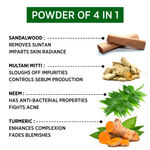 Buy Alps Goodness Sandalwood,Multani Mitti,Neem & Turmeric Powder (50 gm) - Purplle