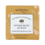 Buy Mantra Intense Relief Lip Balm Mandarin Orange & Olive 8 gm - Purplle