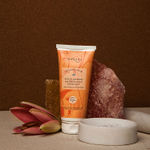 Buy Mantra Herbals Peach, Saffron And Himalayan Rock Salt Micro Exfoliating Face Scrub 50 ml - Purplle