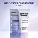 Buy DERMDOC SPF 50 4% Niacinamide Ultra Violet Brightening Sunscreen (60 gm) | PA+++ | Sunblock I Sunscreen for Oily Skin I UV Protection I Shine Free Formula - Purplle