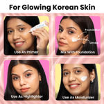 Buy NY Bae PRO Strobe Cream - Rose Diamond (12 gm) | Primer + Highlighter + Moisturizer | Dewy Makeup | Glowing Korean Skin | Liquid Highlighter | Intense Glow | Best Suited For Normal To Dry Skin - Purplle
