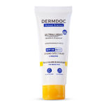 Buy DERMDOC SPF 50 Ultra Light Daily Glow Sunscreen (50 gm) | PA+++ | Sunblock | Lightweight | Non-Greasy | 0 White Cast | Non-Comedogenic - Purplle