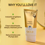 Buy Good Vibes New & Improved Gold Brightening Peel Off Mask with Instant Brightening, Instant Firming and Natural Botox Effect (Pack of 2) - Purplle