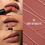 Buy Staze 9to9 Creme De La Matte Lipstick | Intense Color Payoff | Weightless Silky Formula | 12-Hour Stay | Non-Drying | 03 Shot of Baileys | 4.2 gm - Purplle