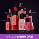 Buy Staze 9to9 Creme De La Matte Lipstick | Intense Color Payoff | Weightless Silky Formula | 12-Hour Stay | Non-Drying | 05 Strawberry Daiquiri | 4.2 gm - Purplle
