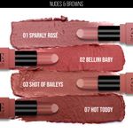 Buy Staze 9to9 Creme De La Matte Lipstick | Intense Color Payoff | Weightless Silky Formula | 12-Hour Stay | Non-Drying | 05 Strawberry Daiquiri | 4.2 gm - Purplle