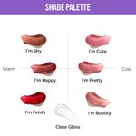 Buy Staze 9to9 Gloss Lock 2-in-1 Liquid Lipstick | Color-locking Gloss | Ultra-pigmented Lipstick | 02 I'm Pretty | 7 gm - Purplle