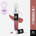 Buy Staze 9to9 Gloss Lock 2-in-1 Liquid Lipstick | Color-locking Gloss | Ultra-pigmented Lipstick | 05 I'm Happy | 7 gm - Purplle