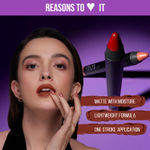 Buy Staze 9to9 Pout On Matte + Smudgeproof Lip Crayon | Non-Drying & Transferproof | Pigmented Matte Finish | 12-Hour Stay | Lightweight | 03 Nude Beach | 3.5 gm - Purplle