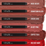 Buy Staze 9to9 Pout On Matte + Smudgeproof Lip Crayon | Non-Drying & Transferproof | Pigmented Matte Finish | 12-Hour Stay | Lightweight | 07 Oh My Pink | 3.5 gm - Purplle