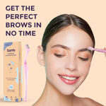 Buy Sanfe Eyebrow Shaping Razor - Pack of 3 | Smooth & Painless Women's Shaving Razor | Eyebrow Shaper For Salon-Like Eyebrows | Eyebrows, Upper Lip, Targeted Corner Hair | No Cuts | Safe & Quick Hair Removal - Purplle