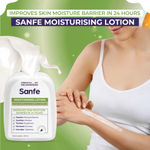 Buy Sanfe Moisturising Lotion | Improves skin moisture barrier in 24 hours | For normal to combination, sensitive skin | 100 ml - Purplle