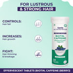 Buy Sanfe Effervescent Tablets - Biotin + Caffeine | Active Nutrition For Hair Growth | Supports Long, Lustrous, Strong Hair | 10 Tablets - Purplle