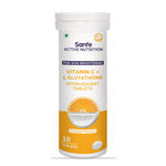 Buy Sanfe Effervescent Tablets - Vitamin C + L Glutathione | Active Nutrition For Skin Brightening | Clear & Glowing Skin | 10 Tablets - Purplle