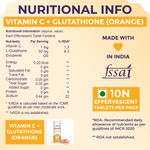 Buy Sanfe Effervescent Tablets - Vitamin C + L Glutathione | Active Nutrition For Skin Brightening | Clear & Glowing Skin | 10 Tablets - Purplle