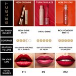 Buy Swiss Beauty Select Turn on Glaze Liquid Lipstick| Vinyl- Like-Shine | Infused with Vitamin E and Argon Oil |9 stand Out Maroon 3 ml - Purplle