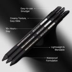 Buy Swiss Beauty Select Single Swipe High Impact Kohl Kajal | with in-built smudger | 16-Hour Stay | Black 1.2gm - Purplle