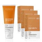 Buy Dermatouch Even Tone & UV Protection Duo (Kojic Acid Soap 225g + Sunscreen 50 gm) - Purplle
