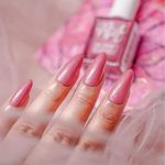 Buy Nails & More Argan Oil Infused Gel Shine Nail Polish | Long-lasting & Quick-dry Formula | High Shine Nail Enamel for Women | 14 Metallic Pink, 10 ml - Purplle