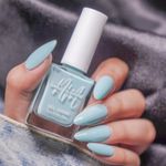 Buy Nails & More Argan Oil Infused Gel Shine Nail Polish | Long-lasting & Quick-dry Formula |High Shine Nail Enamel for Women |36 Light Blue, 10 ml - Purplle