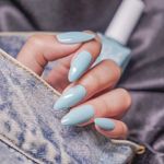 Buy Nails & More Argan Oil Infused Gel Shine Nail Polish | Long-lasting & Quick-dry Formula |High Shine Nail Enamel for Women |36 Light Blue, 10 ml - Purplle