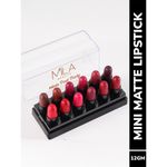 Buy MILA BEAUTE Minis Pout Party Matte Lipstick Fits All Pocket - Set B (12 gm) 12 pcs - Purplle