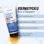 Buy Dr. Sheth's Ceramide & Vitamin C Moisturizing Cream | 48hr Deep Hydration | Brightens & Strengthens Barrier | For Dry to Very Dry Skin | Non Sticky | Biomimetic Ingredients | For Men & Women |100 gm - Purplle