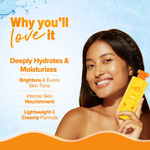 Buy Aqualogica Glow+ Silky Body Lotion for 24-Hour Moisturization with Papaya & Vitamin C- 200 ml Hydrates & Nourishes | Non-Sticky | For Normal to Dry Skin - Purplle