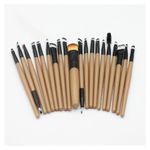 Buy Ronzille Makeup Brush Set Of 20 Pcs Brown (colour may vary) - Purplle