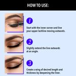 Buy Blue Heaven Intense Black Eyeliner Glide-On - 4 ml - Purplle