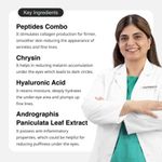 Buy Cureskin Bio-Peptide Under Eye Cream for Dark Circles for Women and Men, Gel based with Hyaluronic Acid & Peptides | Reduce Dark Circles, Puffiness & Wrinkles (15 ml) - Purplle