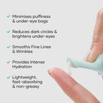 Buy Cureskin Bio-Peptide Under Eye Cream for Dark Circles for Women and Men, Gel based with Hyaluronic Acid & Peptides | Reduce Dark Circles, Puffiness & Wrinkles (15 ml) - Purplle