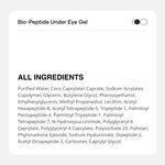 Buy Cureskin Bio-Peptide Under Eye Cream for Dark Circles for Women and Men, Gel based with Hyaluronic Acid & Peptides | Reduce Dark Circles, Puffiness & Wrinkles (15 ml) - Purplle