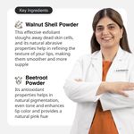 Buy Cureskin Lightening Lip Scrub for Men and Women | Exfoliate & Brighten with Walnut Shell Powder, Beetroot & Squalane | Lip Scrub for Dark Lips to Lighten Pink (7 gm) - Purplle