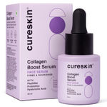 Buy Cureskin Collagen Boost Serum |Face Serum Firms & Nourishes with Peptides Probiotics Hyaluronic Acid, (20 ml) - Purplle