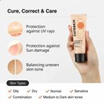 Buy Cureskin Mineral Sunscreen Matte Finish Tinted SPF 50 PA++++ | Broad Spectrum Sun (UVA/UVB/IR) Protection with Titanium Dioxide, 50 gm (Pack of 1) - Purplle