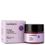 Buy Cureskin Tinted Lip Balm for Women and Men | Hydrates & Protects with Beetroot, Carrot & Strawberry | Lip Lightening Balm for Dark Lips | Tinted Lip Balm for Dark Lips to Lighten (7 gm) - Purplle