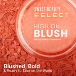 Buy Swiss Beauty Select High on Blush with Natural Matte Finish | Long- Lasting & Non Transferrable stay | Enriched with Vitamin E & Rose oil |3 Sweet Pink 8 gm - Purplle