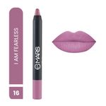 Buy MARS Won't Smudge Won't Budge Crayon Lipstick up to 12 Hours Stay | Matte Finish | Waterproof | Won't Smudge Won't Budge Lip Crayon (3.5 gm) (16-I Am Fearless) - Purplle